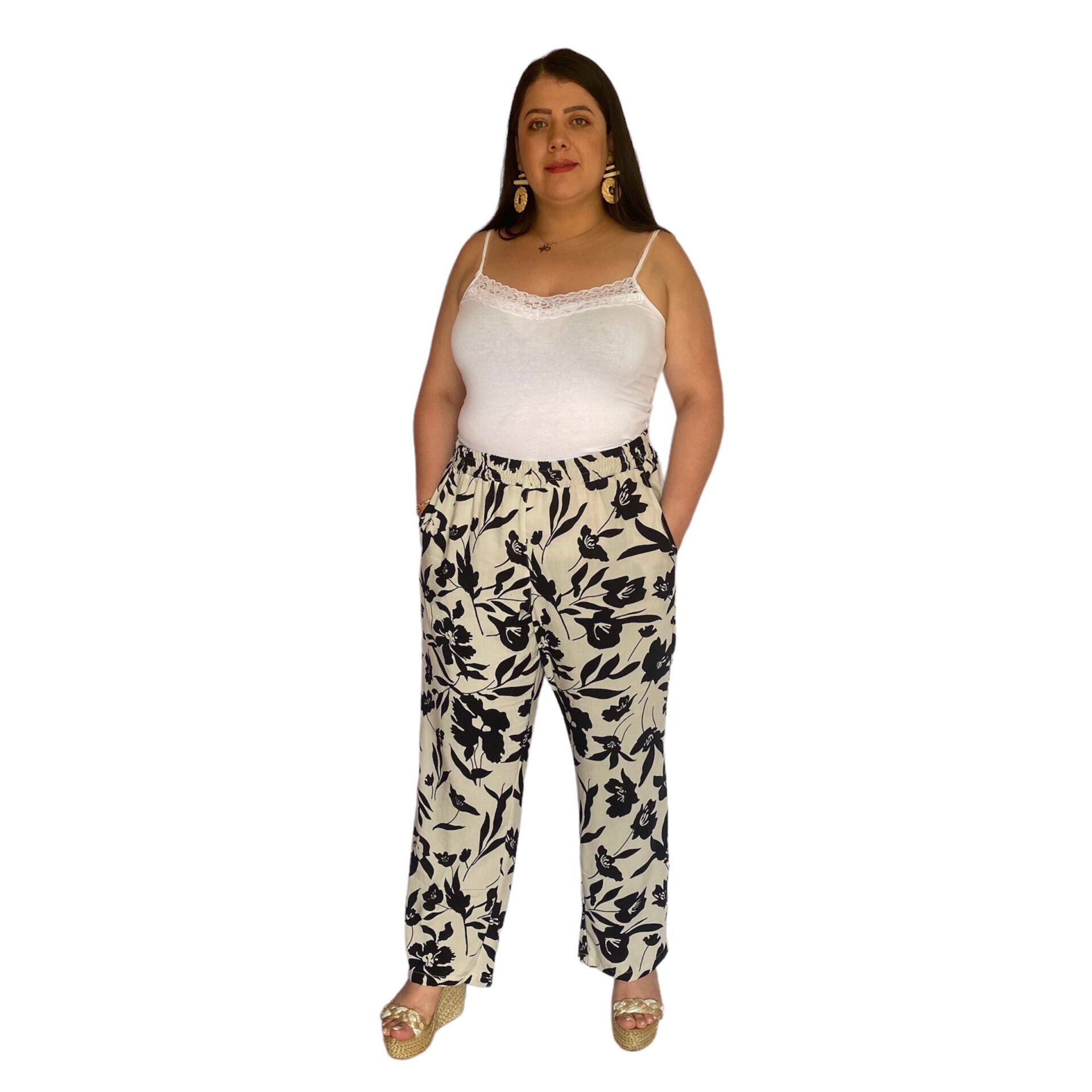 Pantalon chalis flores